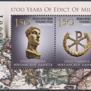 Bosnia 2013 Anniversary of the Edict of Milan stamp