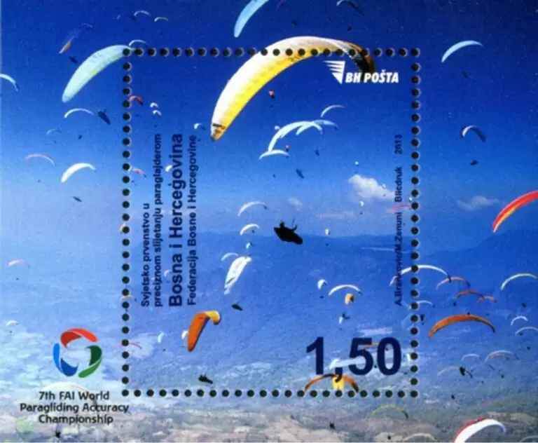 Bosnia stamps year 2013 Sport - Paragliding MNH