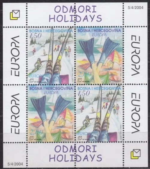 Bosnia year 2004 stamps Europa CEPT - Holidays MNH