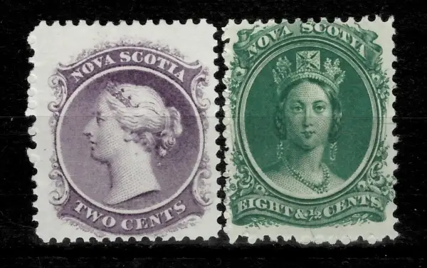 British Colonies Nova Scotia postage stamps year 1860