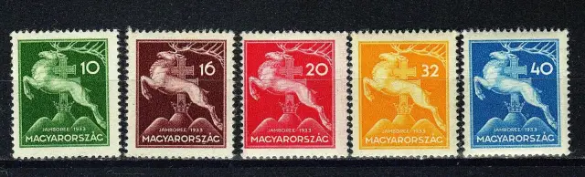 Hungary stamps set year 1933 International Scout meeting