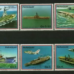 Paraguay 1983 Aircraft carriers Complete set