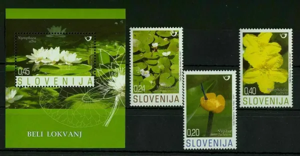 Slovenia postage stamps year 2007 Flora - Flowers set