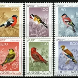 Yugoslavia 1968 / Fauna - Birds Michel 1274/1279 - Mint never hinged (**)