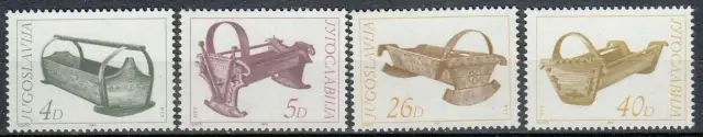 Yugoslavia postage stamps year 1984 - 19th Century Cradles set