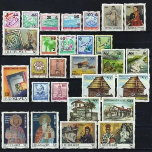 Yugoslavia year 1992 stamps Complete year collection