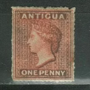 Antigua 1863 One penny Mi 2b 220 Eur Mint hinged