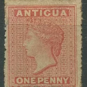 Antigua year 1863 1p stamp Rose Mi. 140 € MH stamp