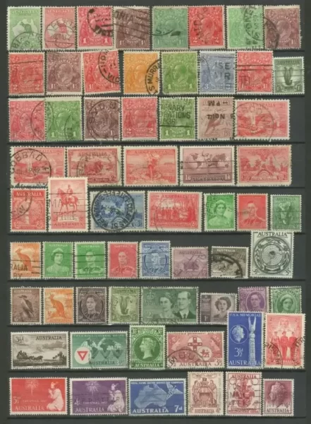 Australia 1913/60 Collection postage stamps Used