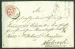 Austria 1866 - 5 Kr - Agram - Walpach/Valpo old letter