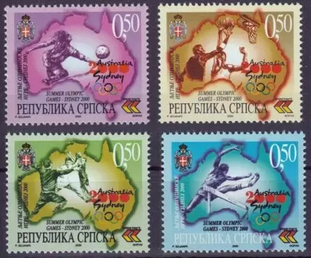 Bosnia 2000 stamps Summer Olympic Games - Sydney full set MNH**