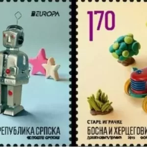 Bosnia 2015 Europa CEPT - Old Toys, Robot, Tractor MNH** set postage stamps