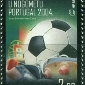 Bosnia and Herzegovina 2004 Football – Euro cup in Portugal postage stamp