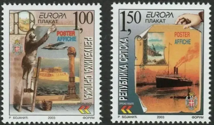 Bosnia Europe cept stamps