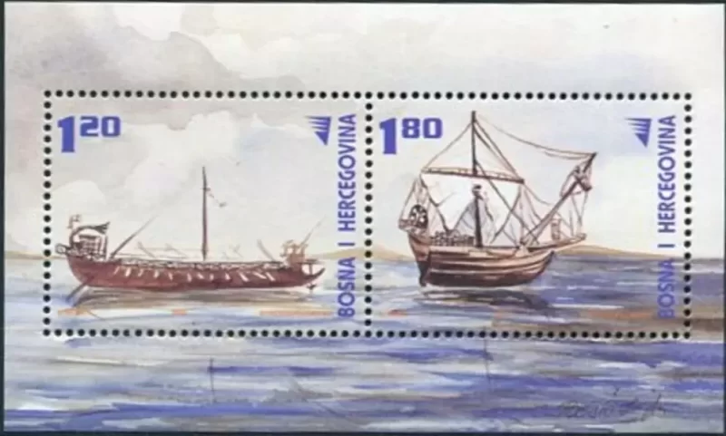 Bosnia & Herzegovina 2002 Roman Ships MNH