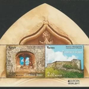 Bosnia & Herzegovina 2017 Europa CEPT – Castles – Jajce Fortress MNH