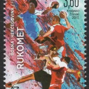 Bosnia Herzegovina 2017 Sports Handball World Championship postage stamps