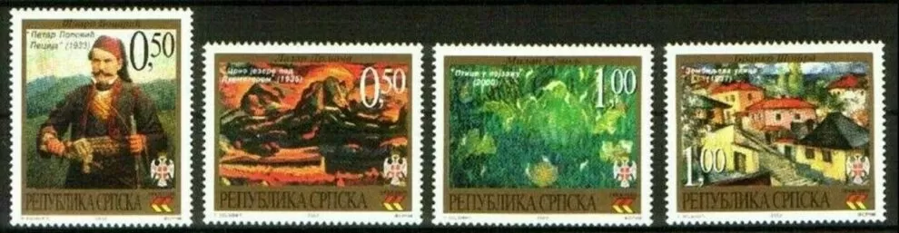 Bosnia - R. Srpska 2002 / Art - Paintings Complete set MNH postage stamps