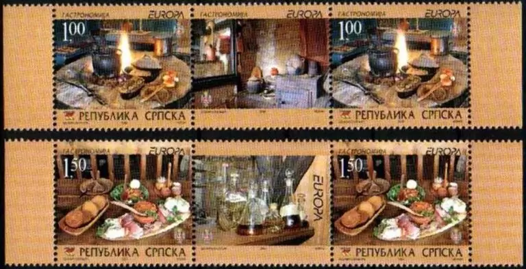 Bosnia – Serbian year 2005 Europa CEPT – Gastronomy MNH