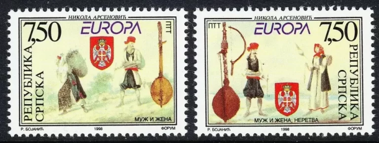 Bosnia - R. Srpska year 1998 EUROPA Stamps - Festival full set MNH**