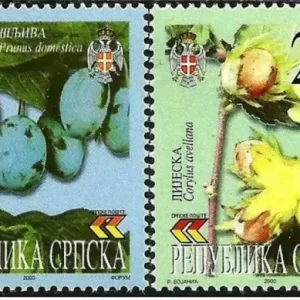 Bosnia year 2000 Flora - Plum and Hazel