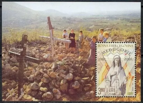 Bosnia year 2001 stamps – Medjugorje MSS