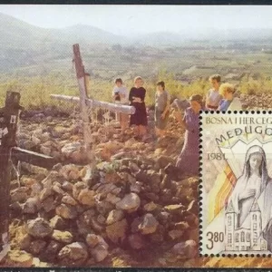 Bosnia year 2001 stamps – Medjugorje MSS