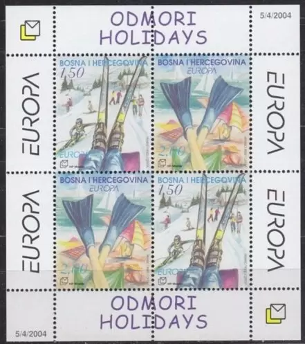 Bosnia year 2004 stamps Europa CEPT - Holidays ☀ MNH**