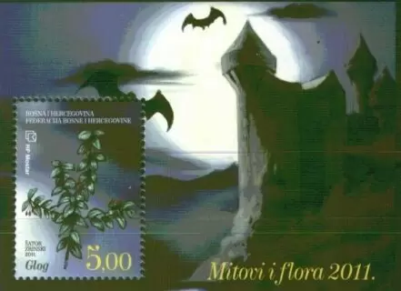 Bosnia year 2011 stamps Myths – Hawthorn bats ☀ MNH (**)