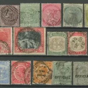 British colonies Jamaica Used-stamps