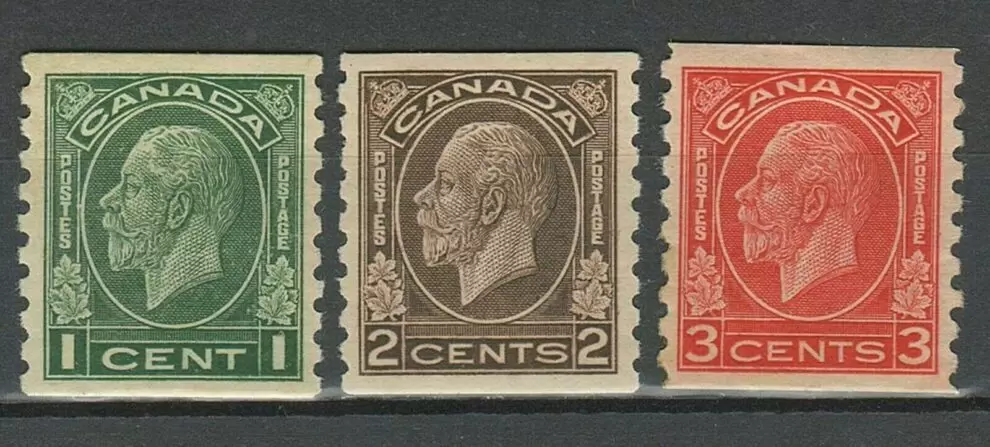 Canada 1932 – Imperforate X MLH stamps