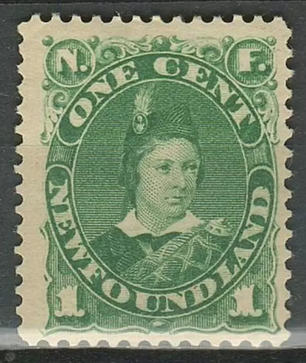 Canada – Newfoundland 1887 1c postage stamp