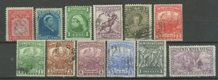 Canada Newfoundland lot Used postage stamps