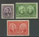 Canada year 1927 - Personalities MNH stamps full set