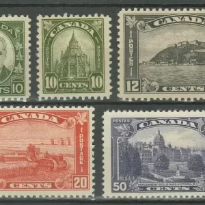 Canada year 1930 stamps - Definitive Issues - MLH set