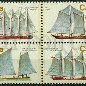 Canada year 1977 Ships Wessels stamps