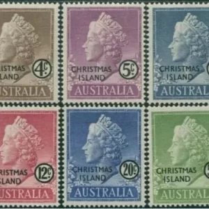 Christmas Island 1958 stamps