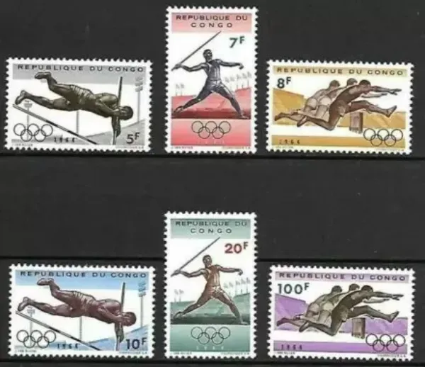 Congo year 1964 stamps - Olympic Summer Games Tokyo