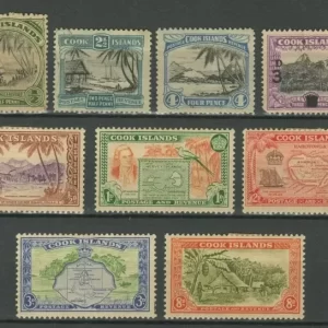 Cook Islands 1944/50 Captain Cook Stamps MH Lot