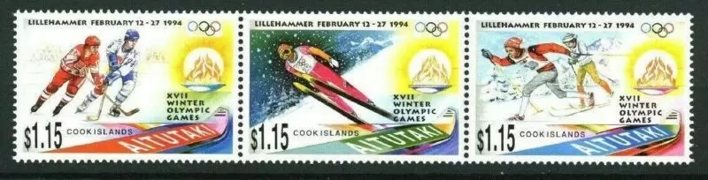 Cook Islands Aitutaki – 1994 stamps Olympic Games