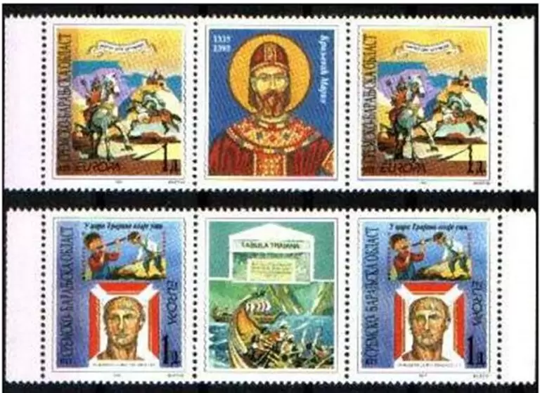 Croatia / Serbian Krajina year 1997 stamps Europa CEPT / Tales and Legends