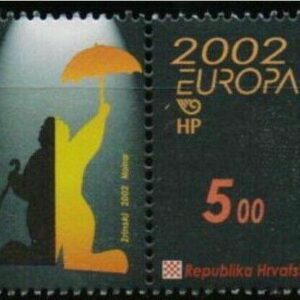 Croatia year 2002 stamps Europa CEPT, Circus MNH**