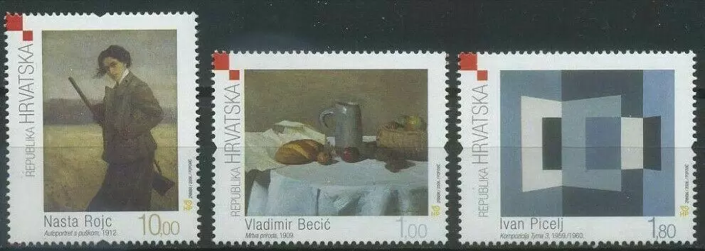 Croatia year 2006 stamps Art / Croatian Paintings set ☀ MNH**