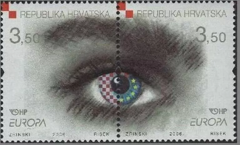 Croatia year 2006 stamps Europa Cept Integration Eye MNH**set