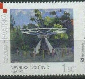 Croatia year 2008 Art - Paintings stamps