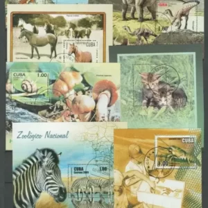 Cuba – Fauna 1980/2010 Wild Animals postage stamps