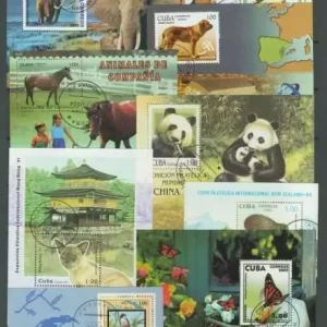 Cuba – Fauna 1980/2010 Wild Animals postage stamps