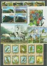 Cuba – fauna marine life Used postage stamps