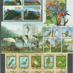 Cuba – fauna marine life Used postage stamps