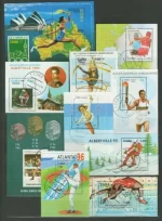 Cuba Sport 1980/2010 Olympic games, Soccer CTO / MNH